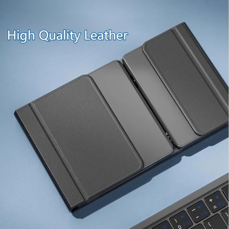 Triple Fold Keyboard Wireless Bluetooth Keyboard Touchpad Ergonomics Mobile Phone Tablet Office Multifunctional Mini Keyboard