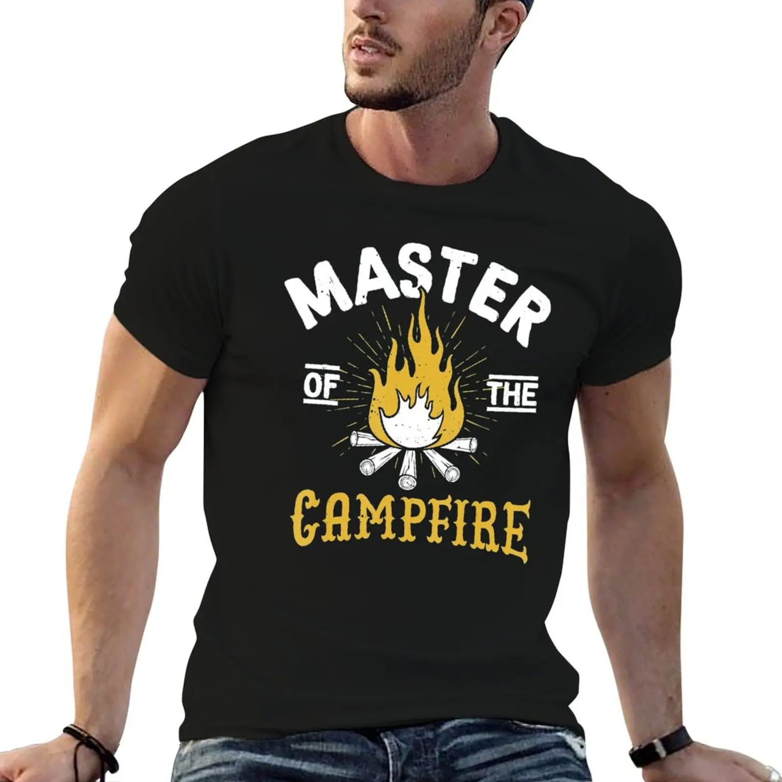 Master Of The Campfire T-Shirt Work Wear Short Sleeve T-Shirt