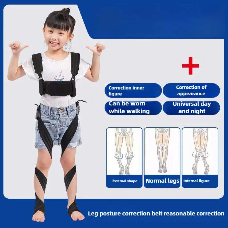 Adjustable Kid Leg Correction Belt-For O/X Type Bow Type Leg Posture Corrector Strap-Knee Valgus, Knee Varus Leg Orthotics Brace