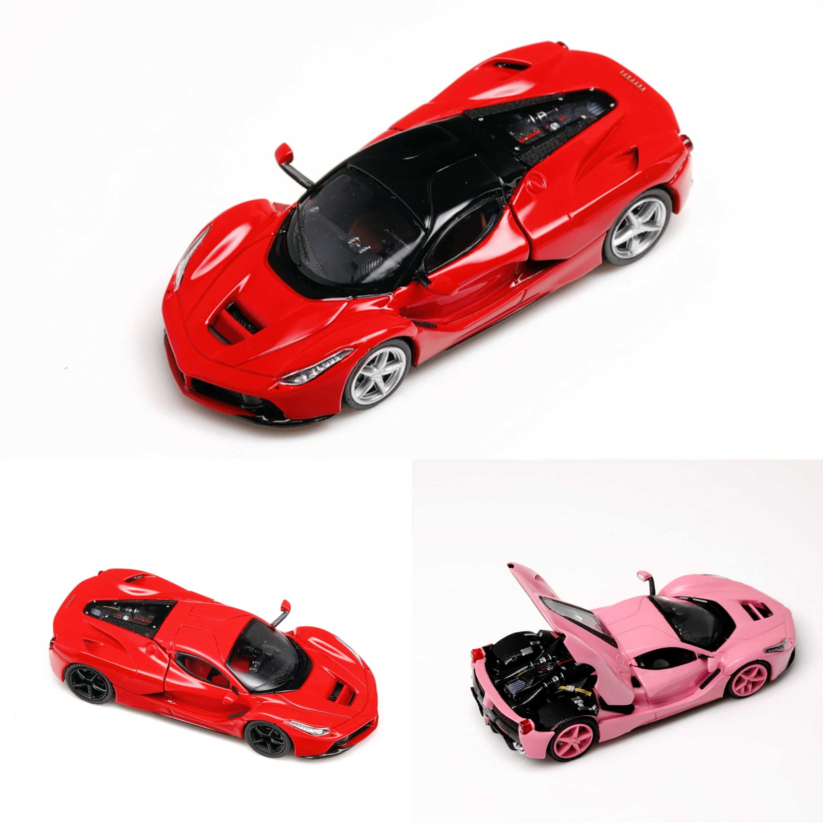 

King Model KM 1:64 Alloy car model with openable rear cover Collection gift
