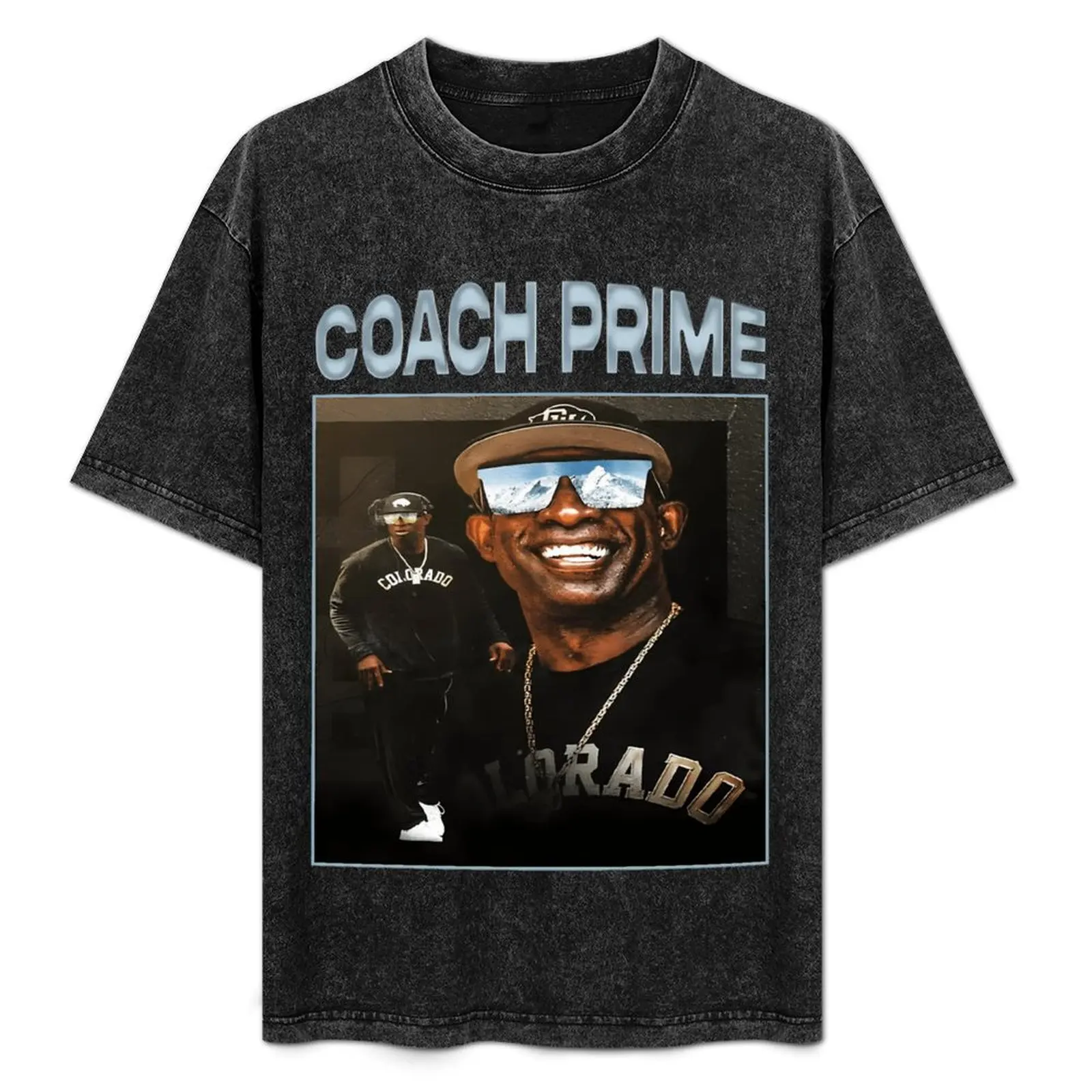 

Deion Sanders Football T-Shirt oversized graphic tee plus sizes anime t shirts Short sleeve tee men