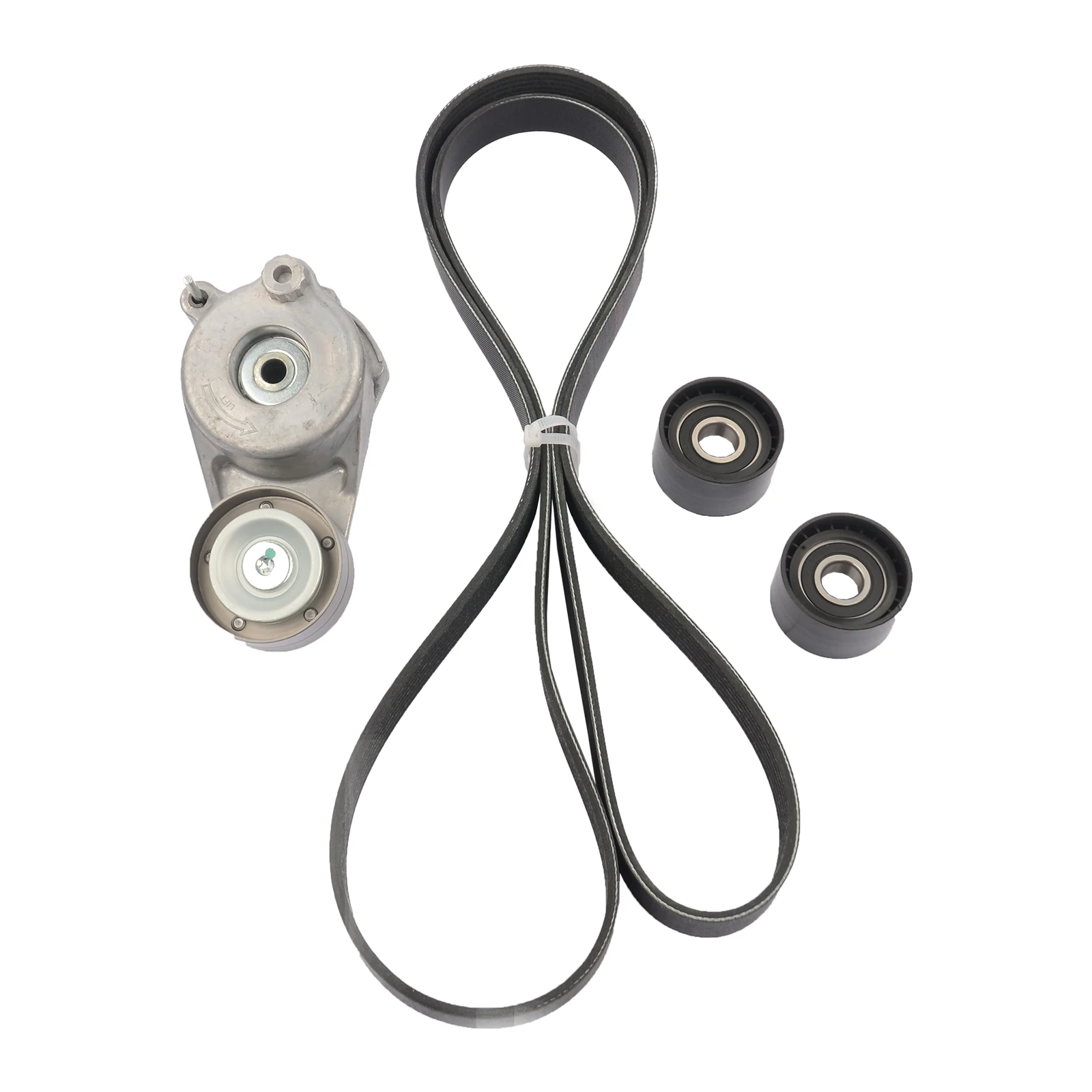 AP01 Tensioner Serpentine Belt & Pulleys Assembly For Freightliner Sprinter 2500 3500 6422000070 0019937596