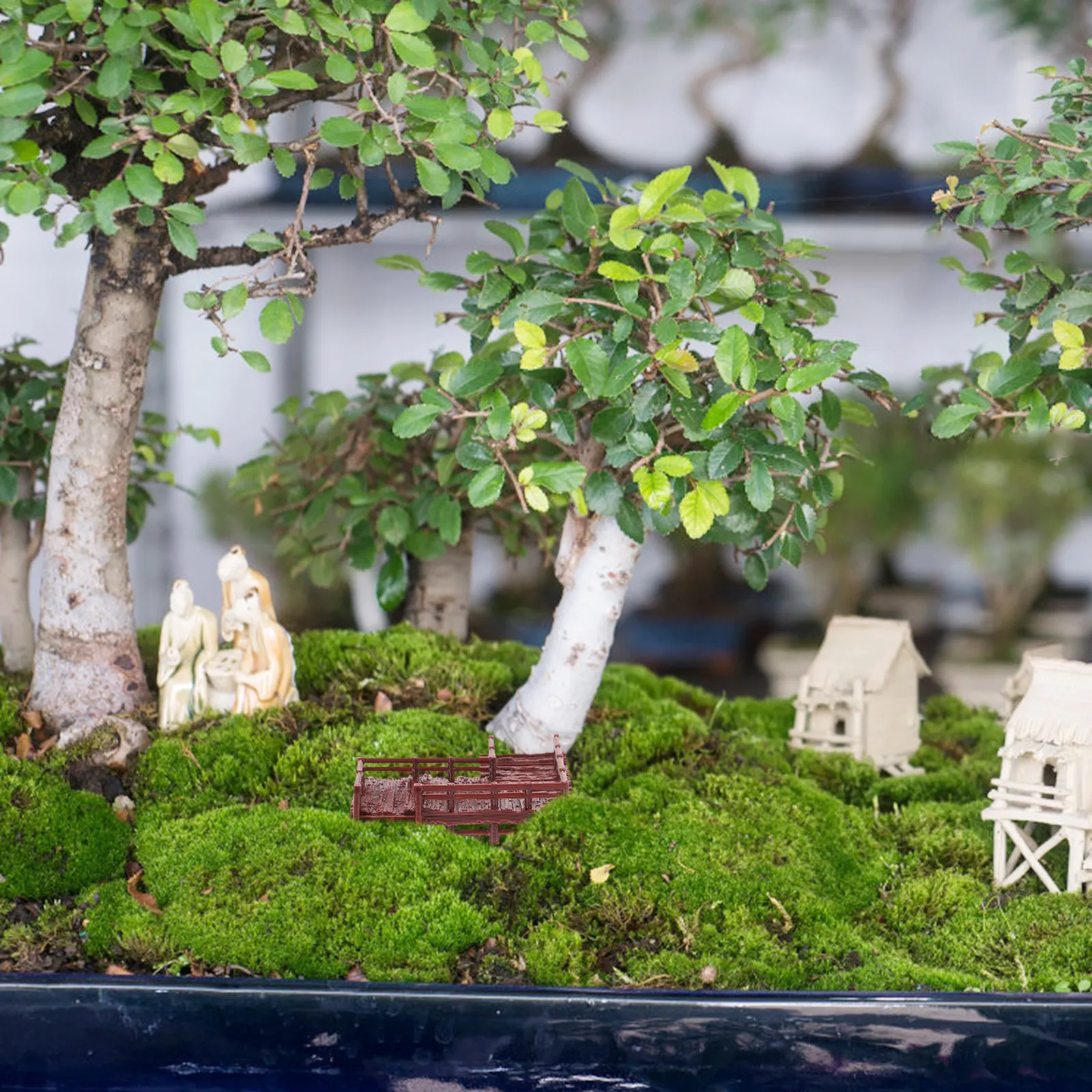 Bonsai Garden Landscape Design - Ornamento de Ponte Arqueada Chinesa em