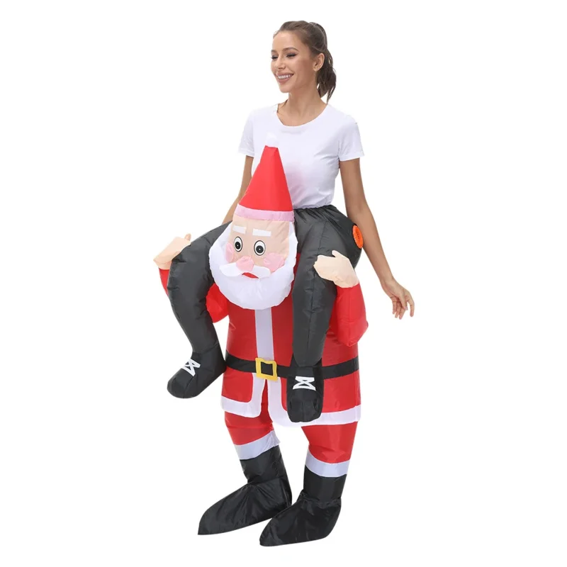 Hot Volwassen Kerstboom Kerstman Sneeuwpop Opblaasbare Kostuums Anime Mascotte Party Cosplay Kostuum Jurk Pak voor Man Vrouw XC1