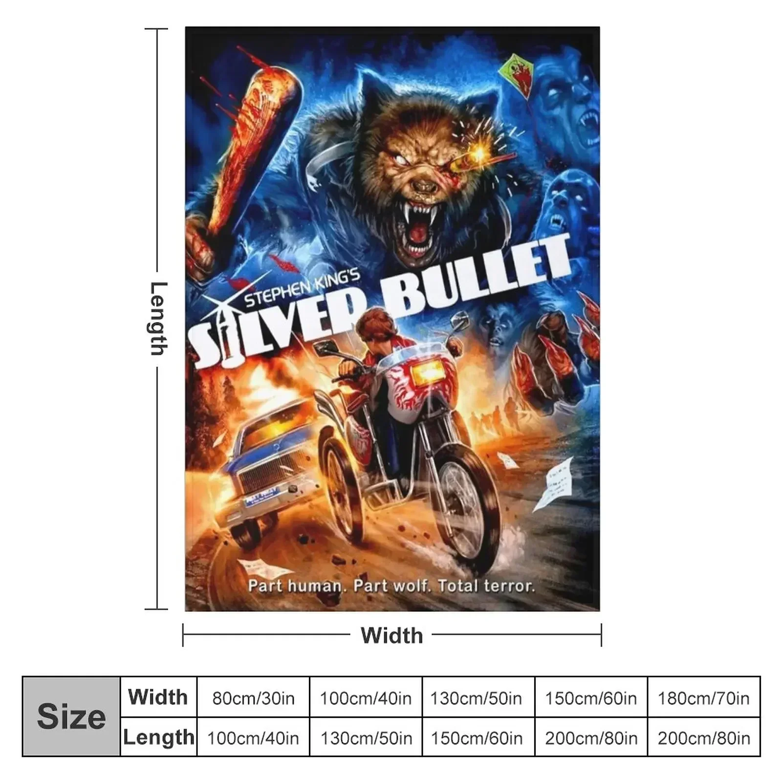 Silver Bullet Throw Blanket christmas gifts Travel For Sofa Thin Blankets