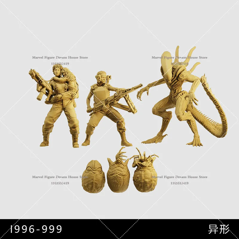 1/64 1/43 1/35 Miniature Scene Doll White Model Un-panited Aliens Ellen Ripley Colonial Marines Action Figure Model Toys