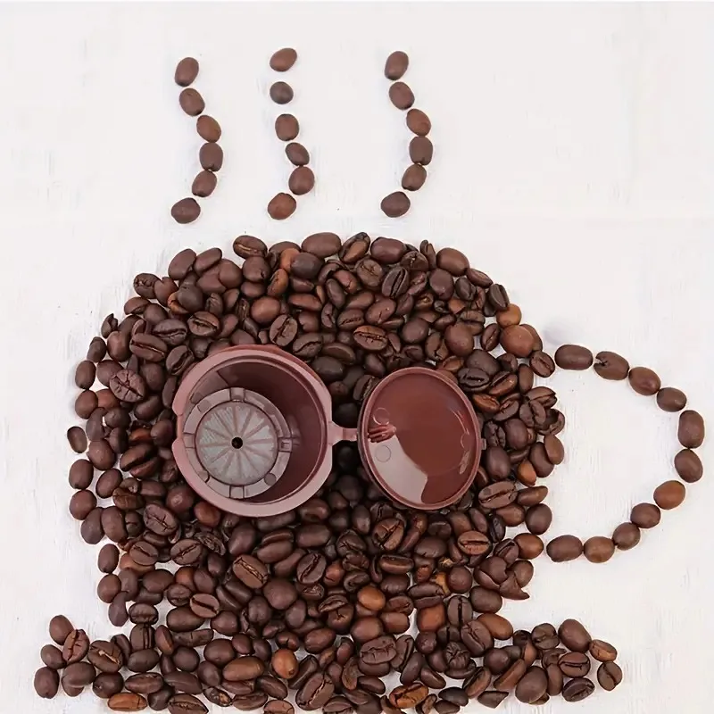 Reusable Coffee Capsule Compatible with Nespresso Machines Refillable Coffee Pod with Stainless Steel Mesh Filter Eco-Friendly image 3