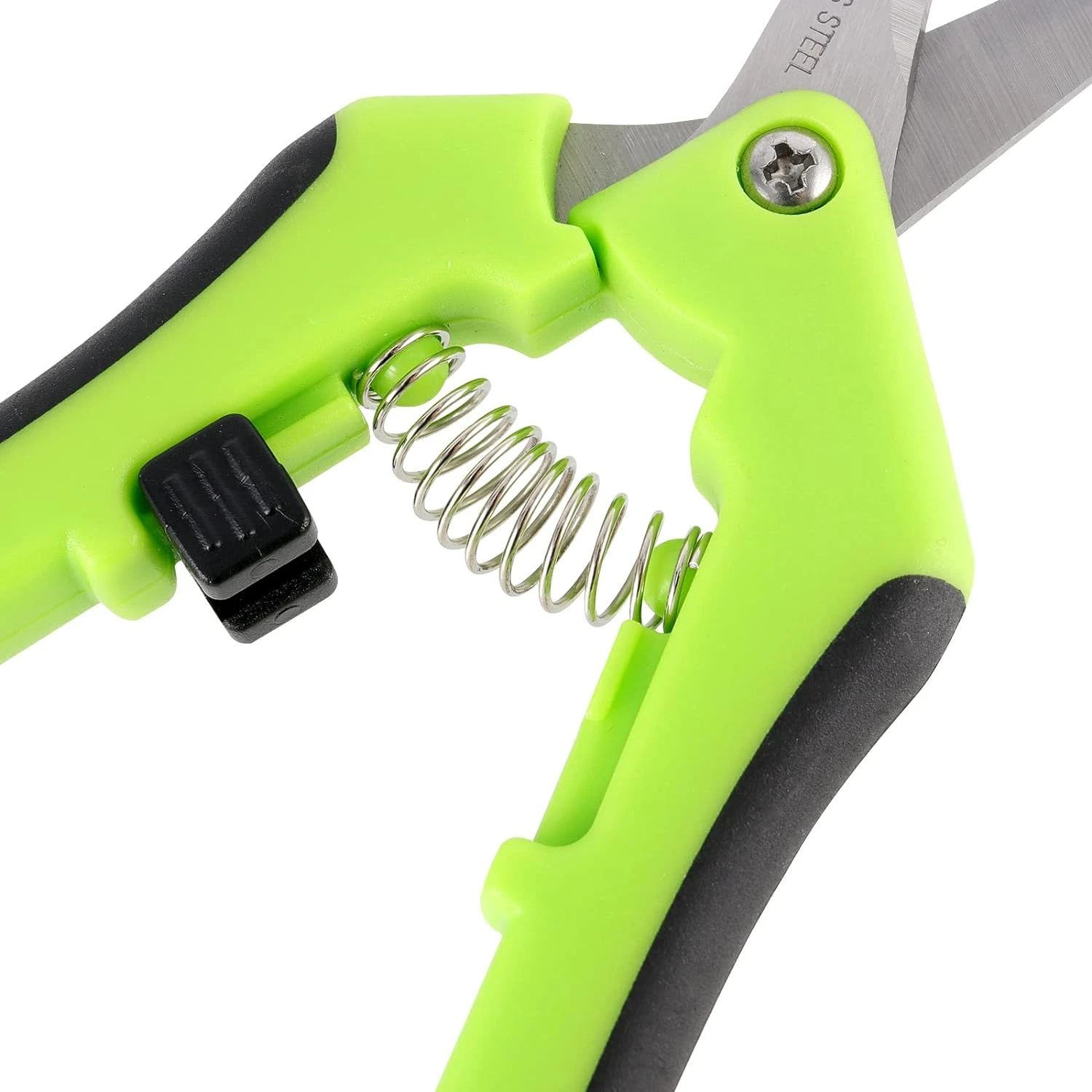 12-Pack of Sharp Green Micro Tip Pruning Scissors - Ergonomic Bud Trimming Shears with 6.5 Inches in Length, featuring High-Qual