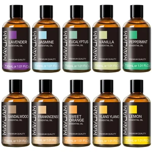 Mayjam 1pcs 30 ml de aromaterapia Aceite esencial Lavender Vanilla Jasmine Eucalipto Aceite de aroma de menta para jabón de velas difusor 10 mejores aroma de ventas gay - №2