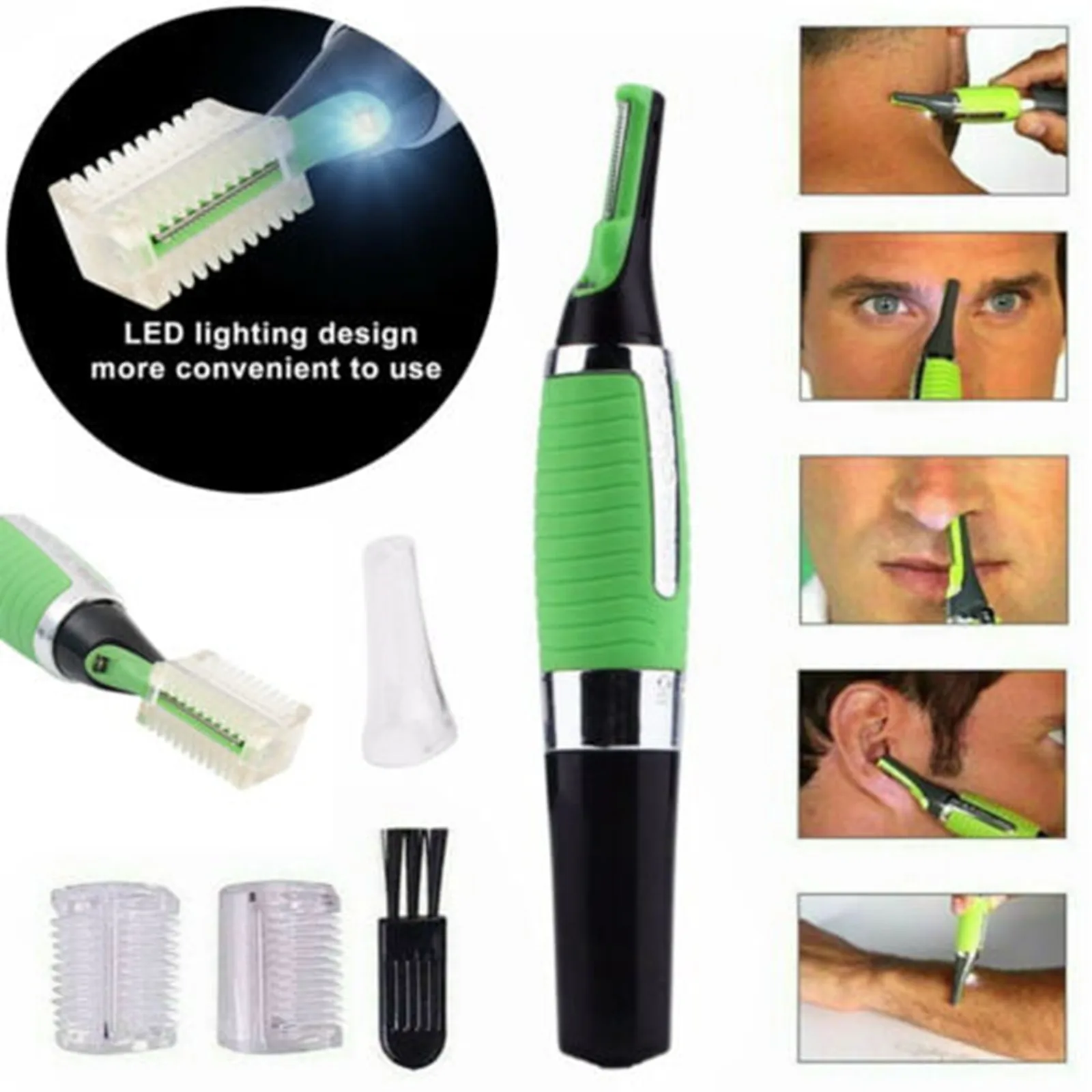 Men\'S Multi Purpose Hair Remover Neck Nose Face Eyebrow Beard Hair Remover Men\'S Trimming Tool