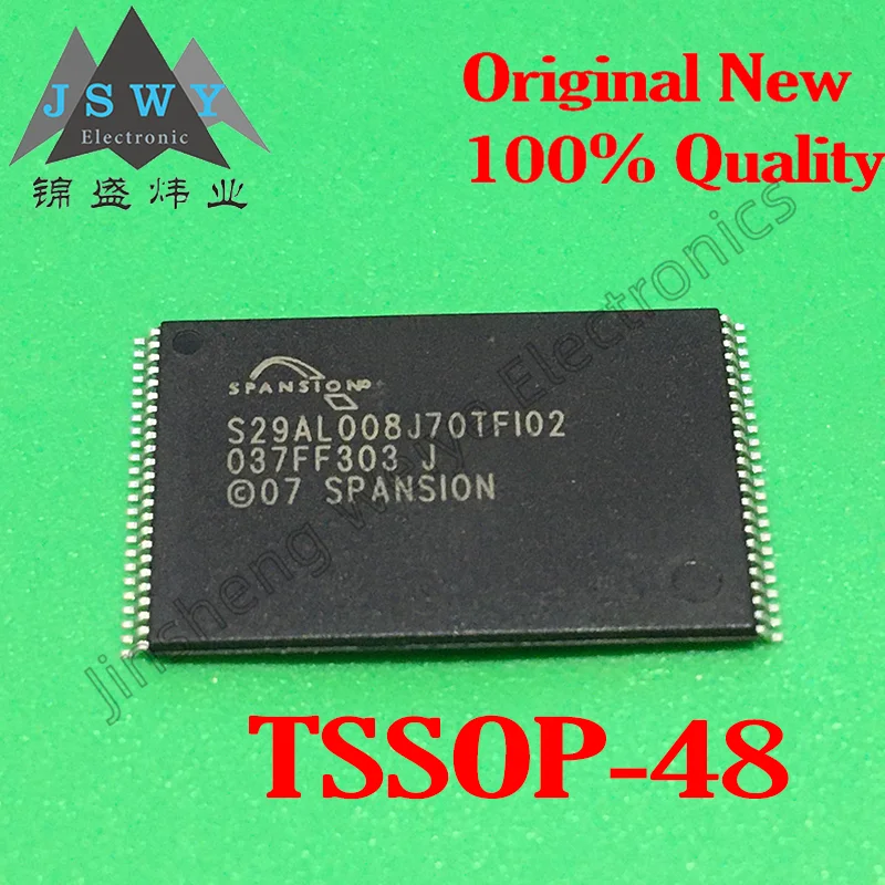 

5~10PCS S29AL008J70TFI02 S29AL008J70TF102 TSOP48 pin storage memory chip 100% new original spot product free shipping