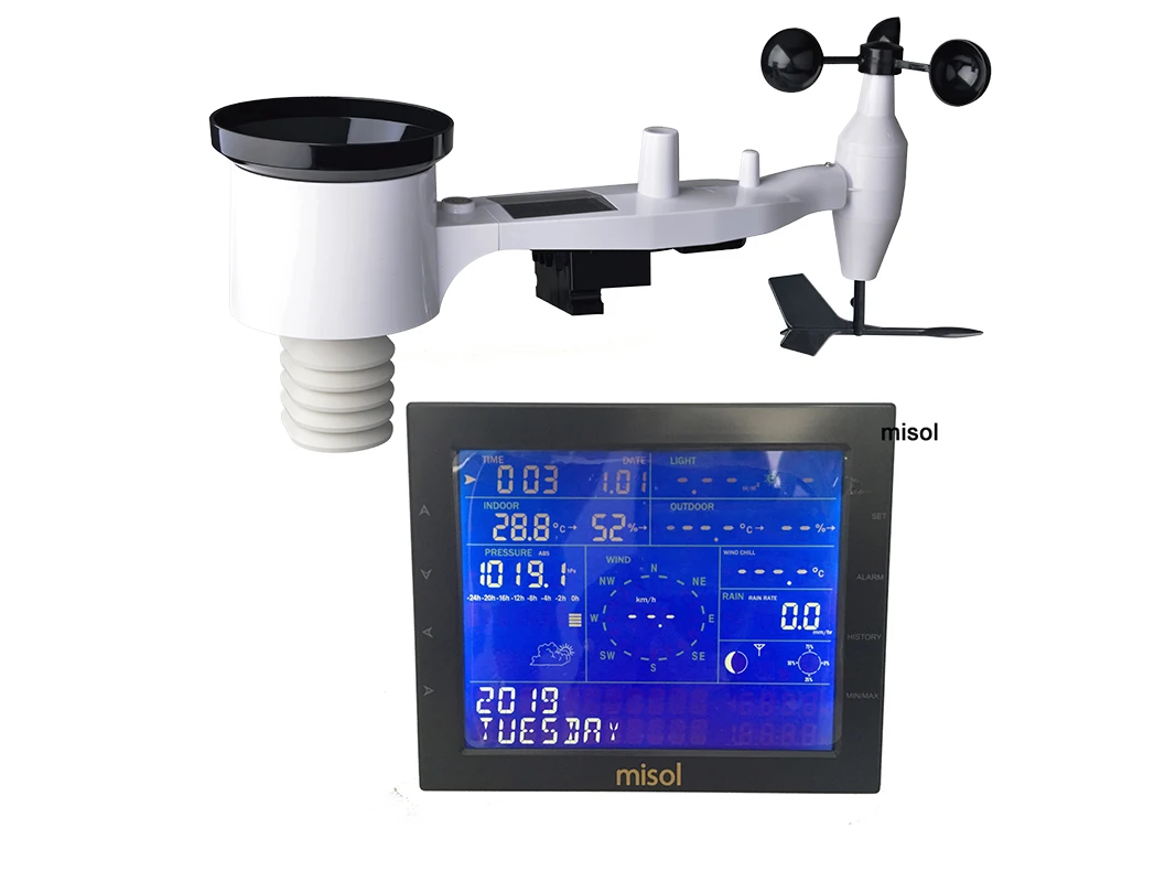 

MISOL Wireless weather station connect to WiFi, upload data to web (wunderground) WS2320CE