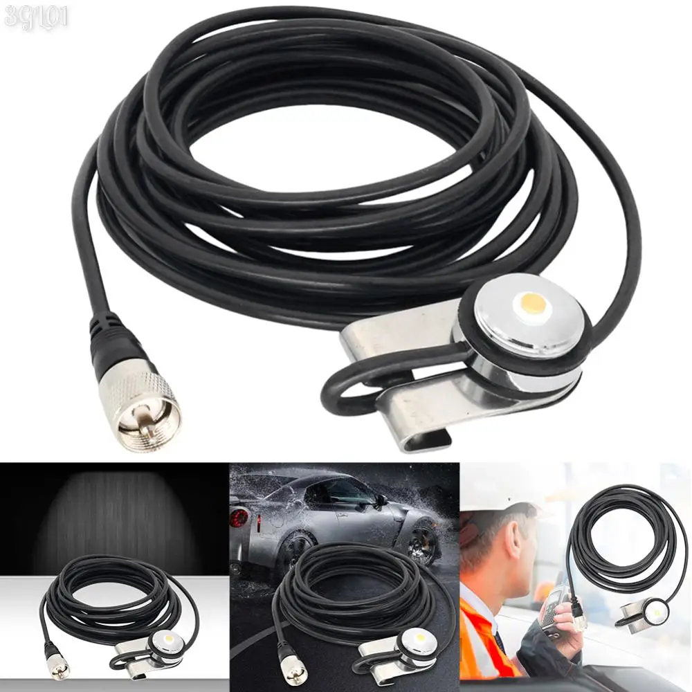 

5M NMO To PL259 RG-58 Coax Cable NMO L Shape Mount RG-58 Coaxial Extend Cable Antenna Cable for NMO HF/VHF/UHF Antenna