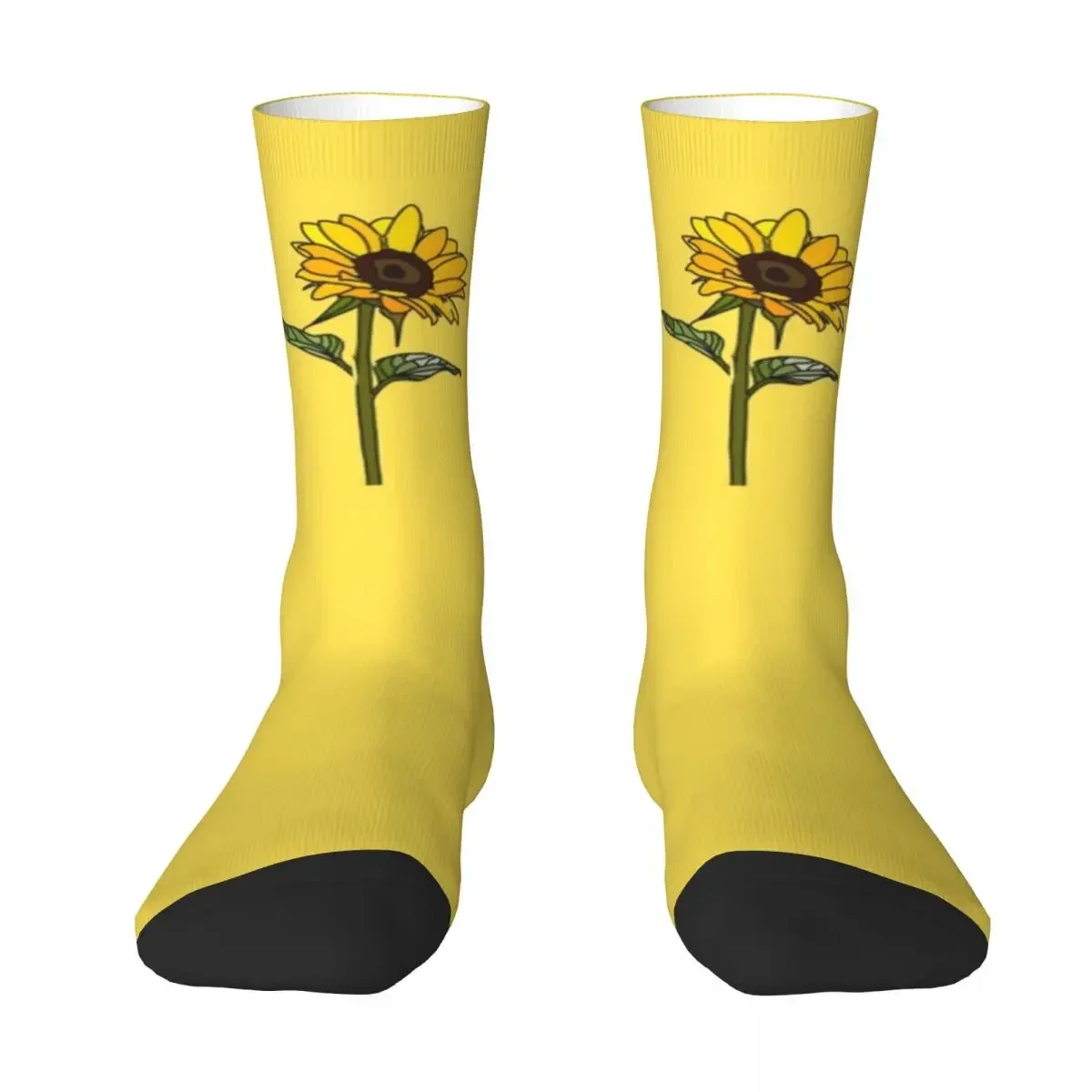 Little Aesthetic Sunflower Socks Harajuku Super Soft Stockings All Season Long Socks Accessories for Man's Woman's Gifts