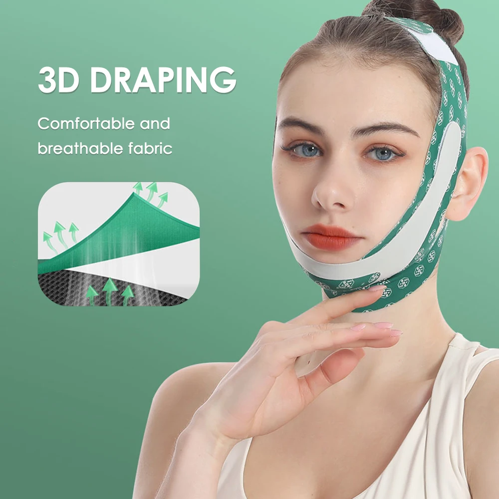 Regulowany pasek do podnoszenia twarzy w szpic redukuje rzeźbienie twarzy z podwójnym podbródkiem maska do spania skóra twarzy przybory do pielęgnacji taśm do podnoszenia twarzy