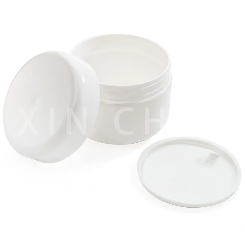 10pcs Empty Cream Boxes White Plastic Cosmetic Container, Cream Jar, Portable Travel Lotion Box 10g 20g 30g 50g 100g