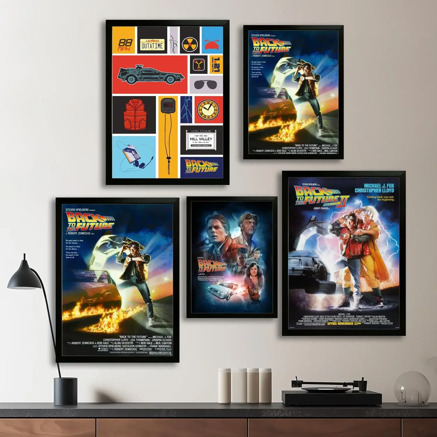 back to the future Movie Canvas Art Poster and Wall Art Picture Print, Modern Family Bedroom Decor Posters,Decorative painting