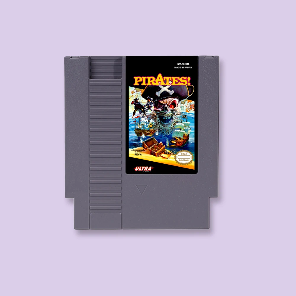 

Pirates! Game Cartridge Battery Save For NES 8Bit 72PIN Consoles Game Card