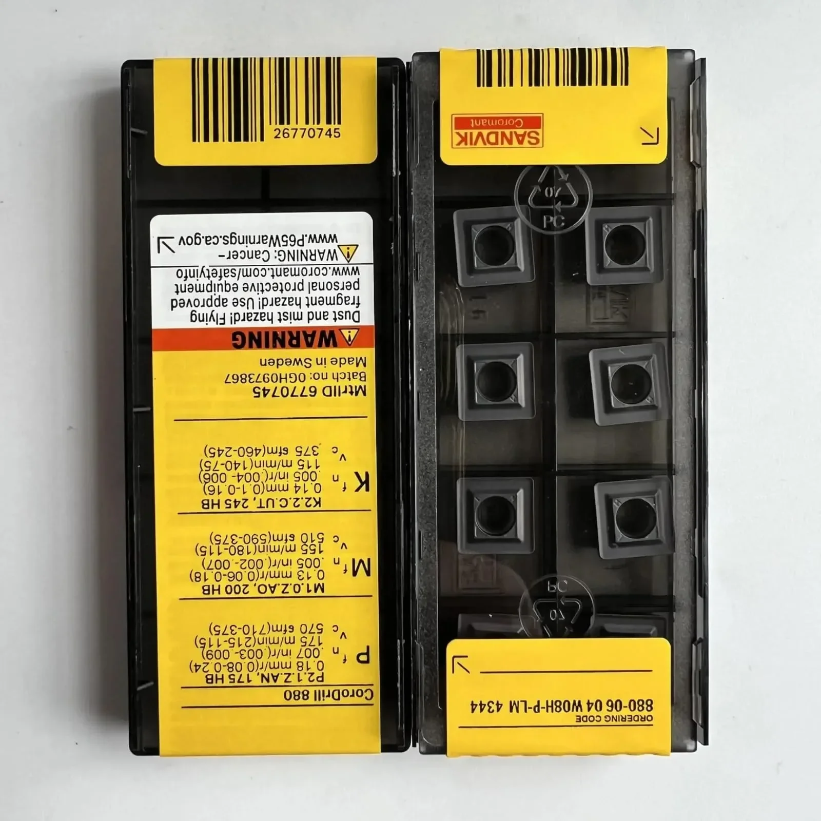 

SANDVIK-Coromant / 880-0604W08H-P-LM 4344 / 10 шт.