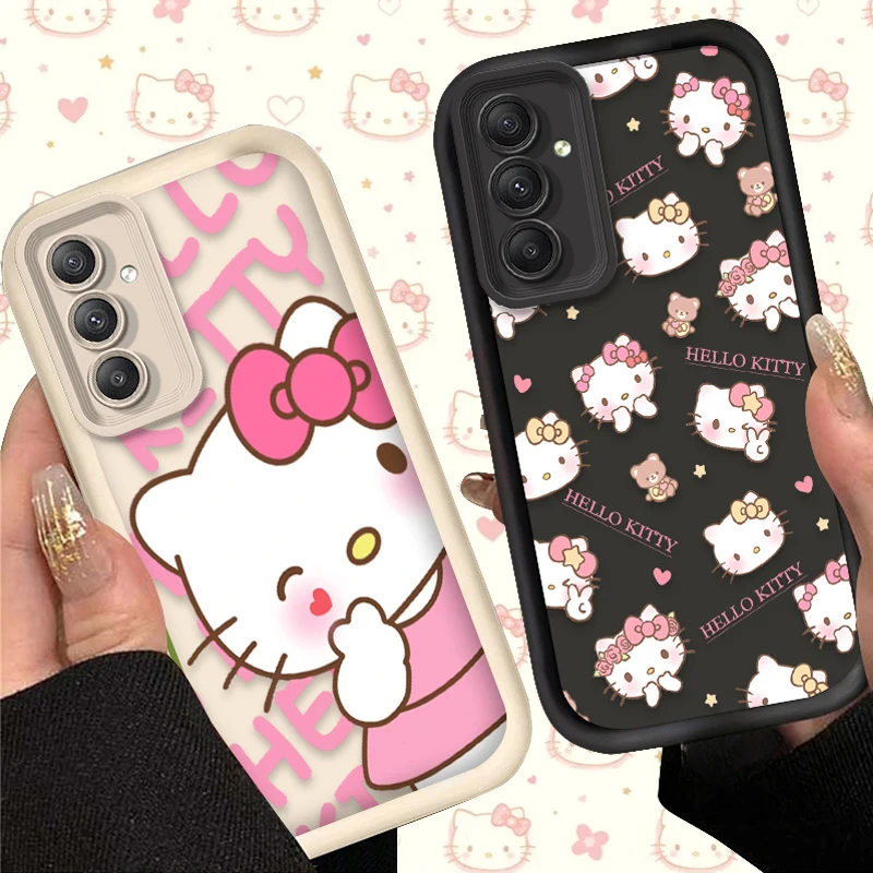 Чехол Sanrio Pink Hello Kitty для Samsung Galaxy A54 A05 A05S A34 A24 A14 A53 A33 A23 A13 A52 A52S A32 A22 A12 A71 A51 A31 A50 Чехол Sanrio Pink Hello Kitty для Samsung Galaxy A54 A05 A05S A34 A24 A14 A53 A33 A23 A13 A52 A52S A32 A22 A12 A71 A51 A31 A50