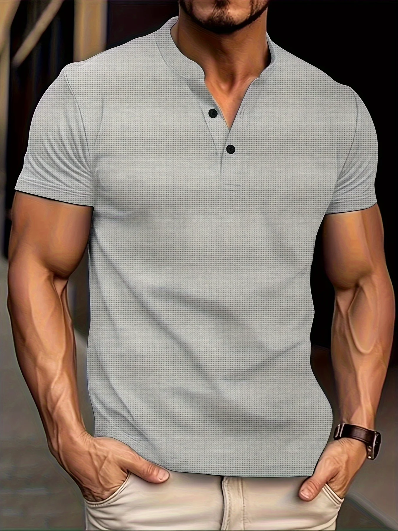 Fashionable summer new men\'s POLO shirt high quality polo collar short sleeve casual business fashion knitwear