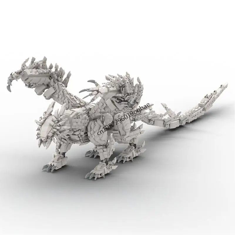 Neue 3215 Stücke Beliebte Fabelwesen Moc Weiß Seraph Drachen Modell Benutzerdefinierte Puzzle Diy Kreative Ideen Kinder Spielzeug Geburtstagsgeschenke