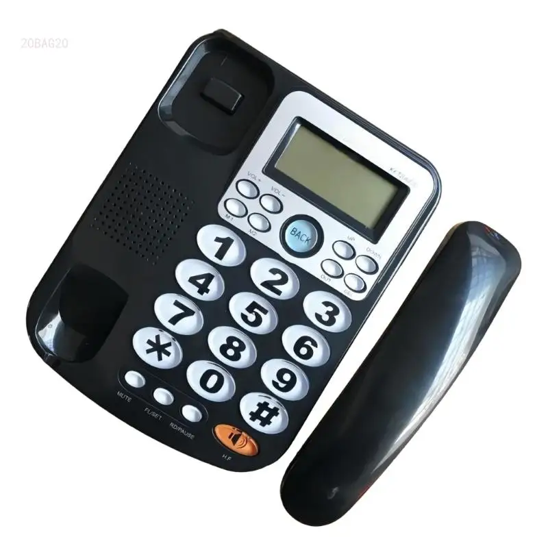 English Telephone With Caller Display Home Office BatteryFree Big Buttons Telephone Simple Landline Phone KX~2040CID