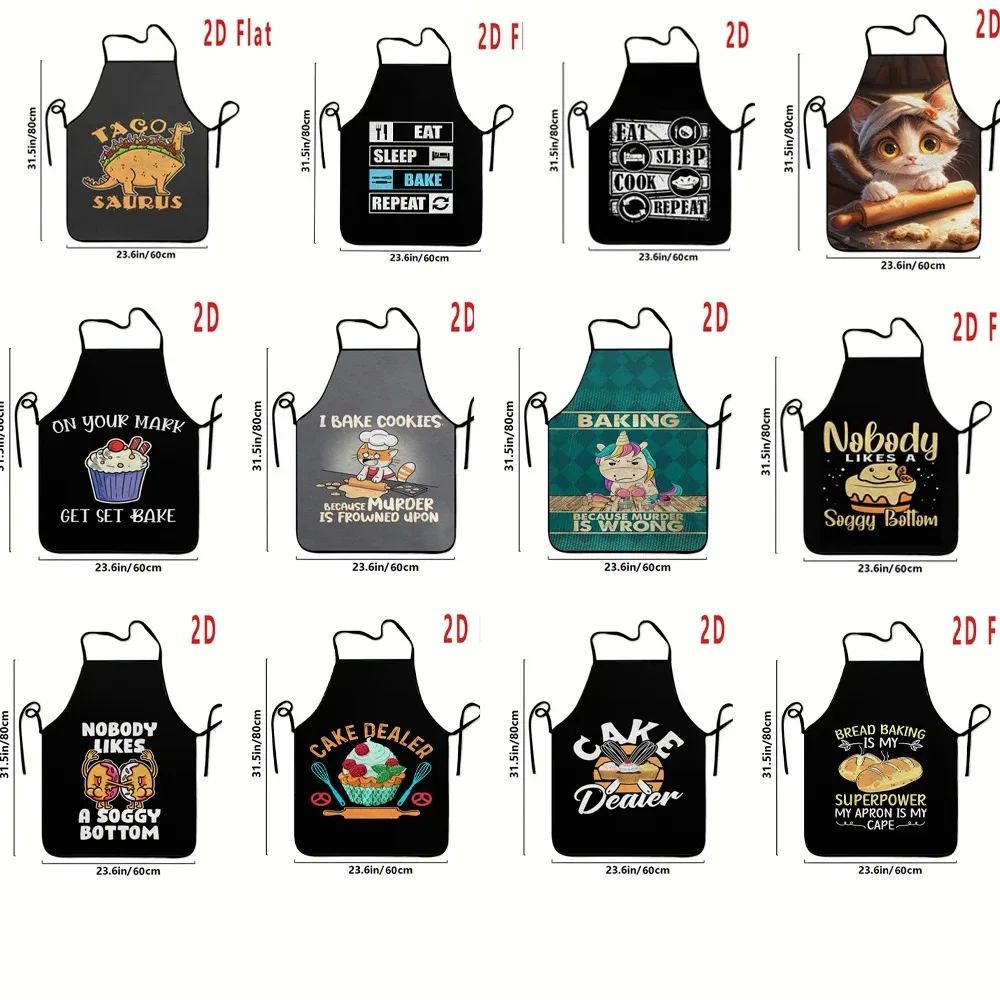 

Funny Baking Quote Apron For Women Men Sarcastic Chef Pinafore Kitchen Cooking Cake Dealer Bib Humorous Baker Gift Workwear