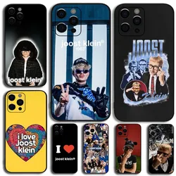 J-Joost Klein Rapper Singer Phone Case For Apple iPhone 15,14,13,12,11,Pro,X,XS,Max,XR,Plus,Mini Soft Black Cover