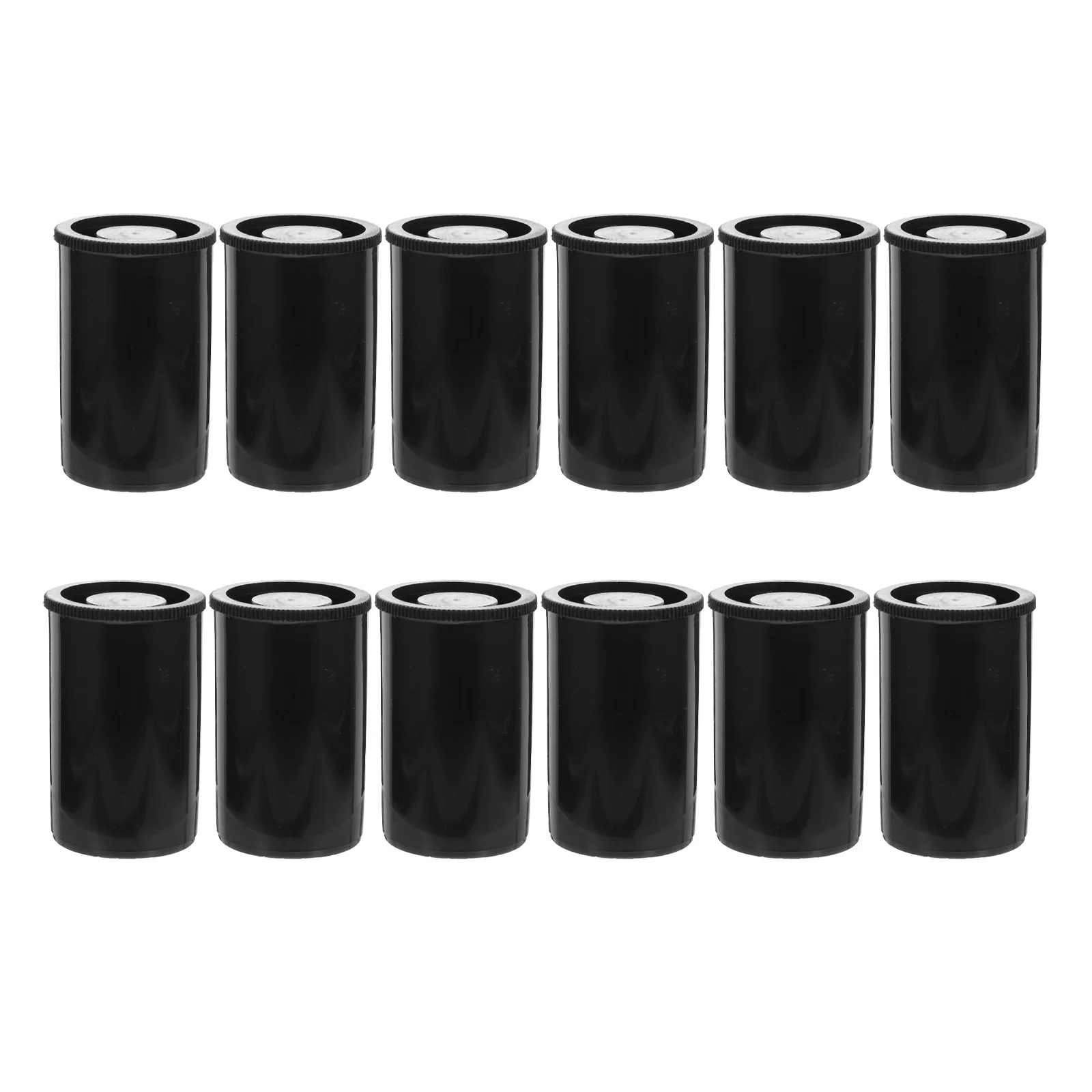 

36 Pcs Film Box Storage Canisters with Cover Empty Pe Camera Reel Case Containers