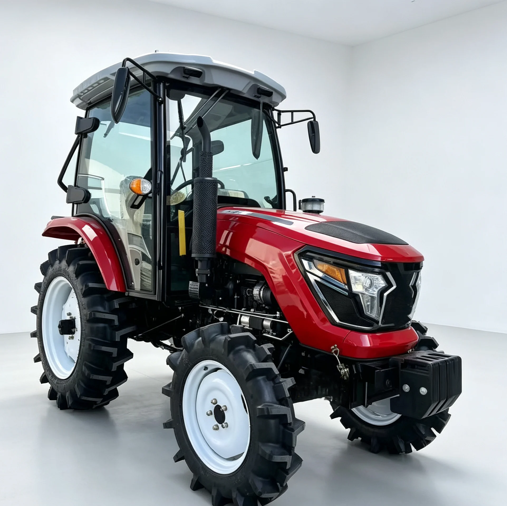 -For 80HP 4WD Farm Tractor with 4 Cylinder Engine and Double-Stage Clutch for Efficient Agricultural Field Work*