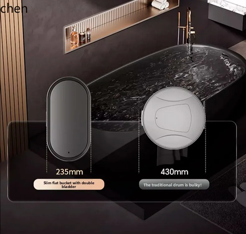 ZML scaldabagno domestico tipo di stoccaggio dell'acqua secchio piatto rotondo riscaldamento rapido ultrasottile piccolo efficienza energetica di prima classe