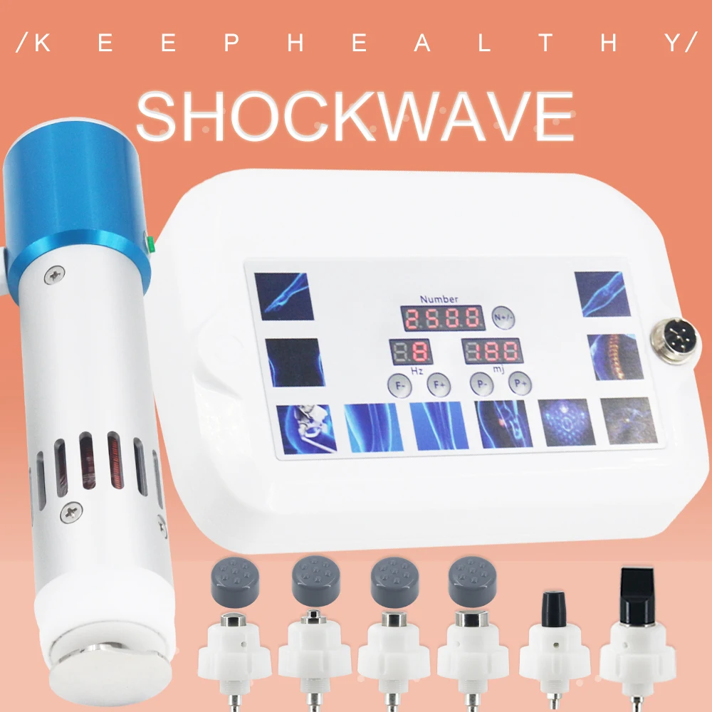 

300MJ Physiotherapy Shockwave Therapy Machine Professional Shock Wave Massager For ED Treatment Pain Relief Home Use Massager