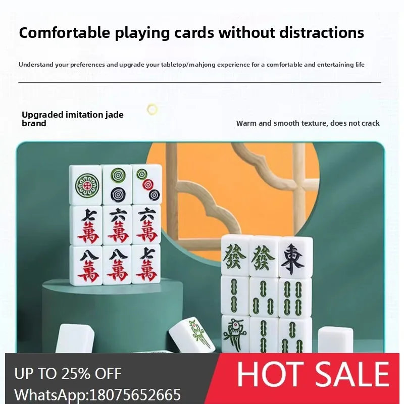 SGF Mahjong Machine Fully Automatic Silent Dining Table Dual-use Folding Heating Mahjong Table