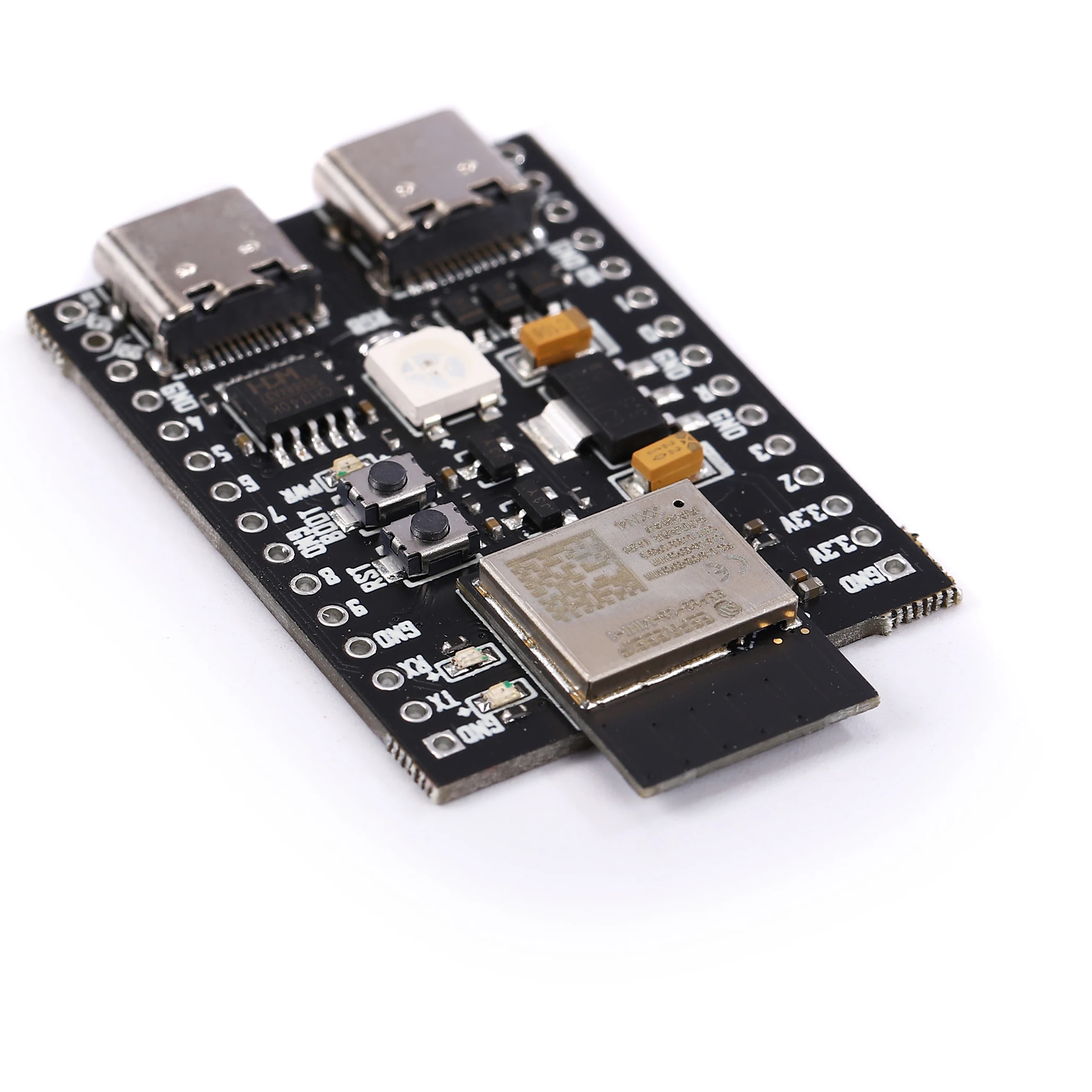 ESP32-C3 ESP32-C3-DevKitM-1 Dual USB development board Pyboard CircuitPython Micropython wifi ESP32-C3-MINI-1