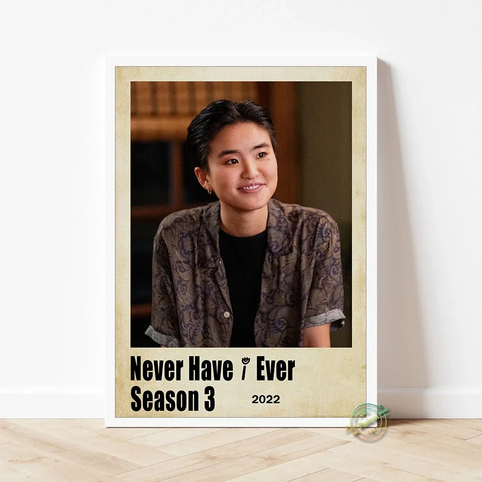 Never Have I Ever Poster TV Play Canvas Art Silk Posters And Prints Wall Art For Cafe Dormitory Room Home Decor Painting Gift