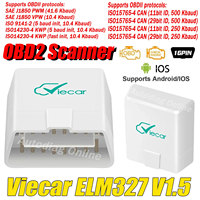 Viecar ELM327 Scanner V1.5 Bluetooth 4.0 PIC18F25K80 Code Reader OBD2 Auto Diagnostic Tool for Android/IOS OBDII ELM327 Scanner