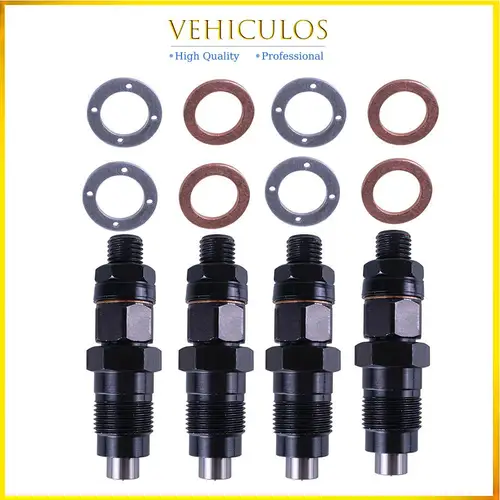 Juego de inyectores de combustible diésel, anillo para HILUX HIACE 23600 litros, Motor 3L 59105 con 3 meses de garantía, 4 piezas, nuevo, 2,8-2360059105