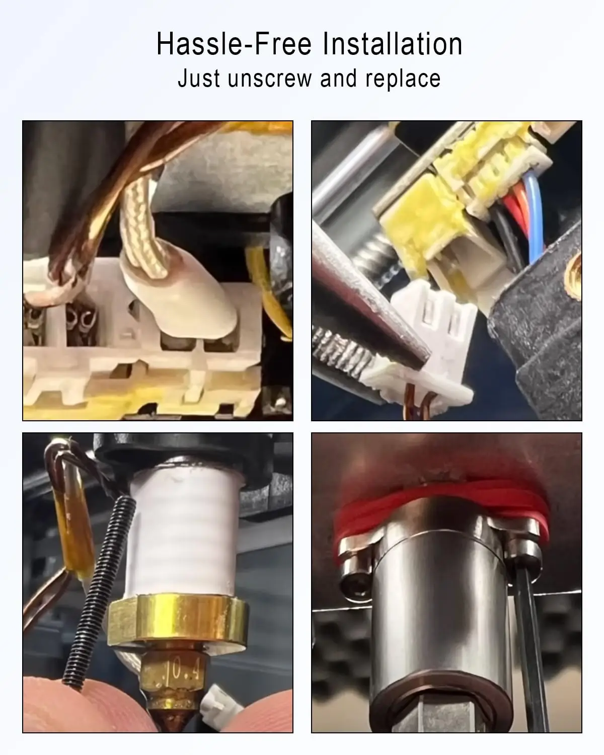 Creality Alte Version K1 Hotend Keramik-Heizblock-Kit, Vollmetall-Integriertes Hotend Schnellwechsel-Düsen-Kit für K1C/K1Max – Detail 6