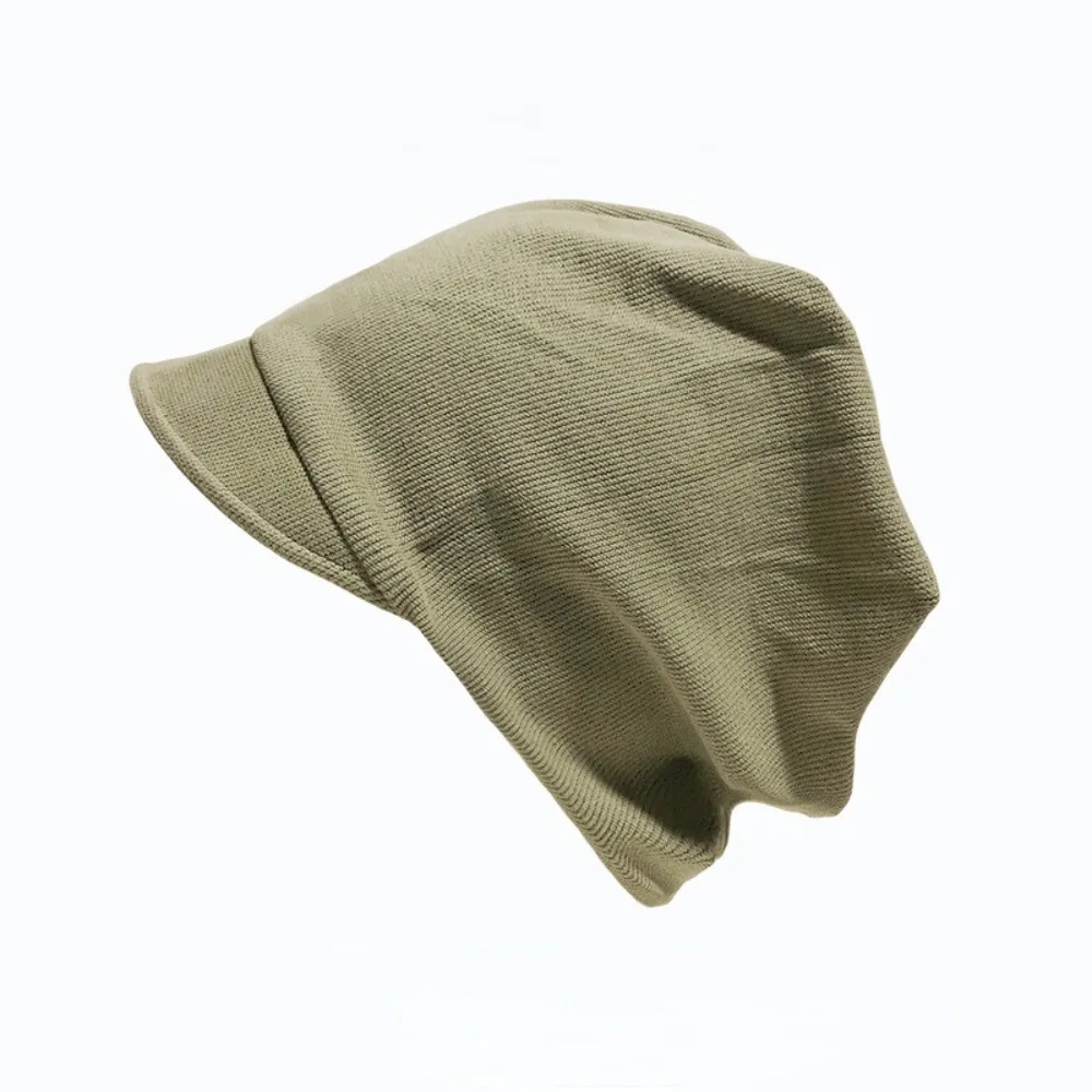 

Chemo Cap Solid Color Beanie Hat Ear Protection Keep Warm Slouchy Baggy Caps Thicken Cotton Skull Cap Unisex
