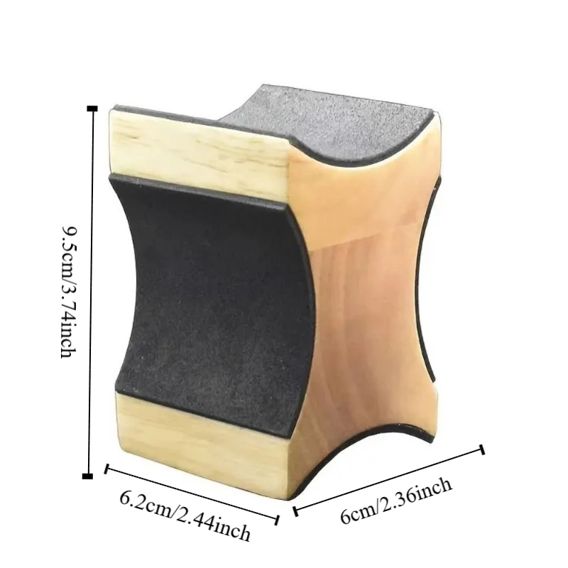 Support Pillow Guitar Wooden Neck Bracket Mahogany Material 2 Usage Height Guitar Neck Rest Vertical Professional view 6