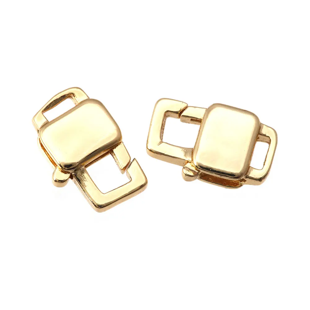 18K Gold Color Brass Lobster Clasps Connect Clasps Jewelry Necklaces Bracelets Making Supplies Diy Findings Accessories