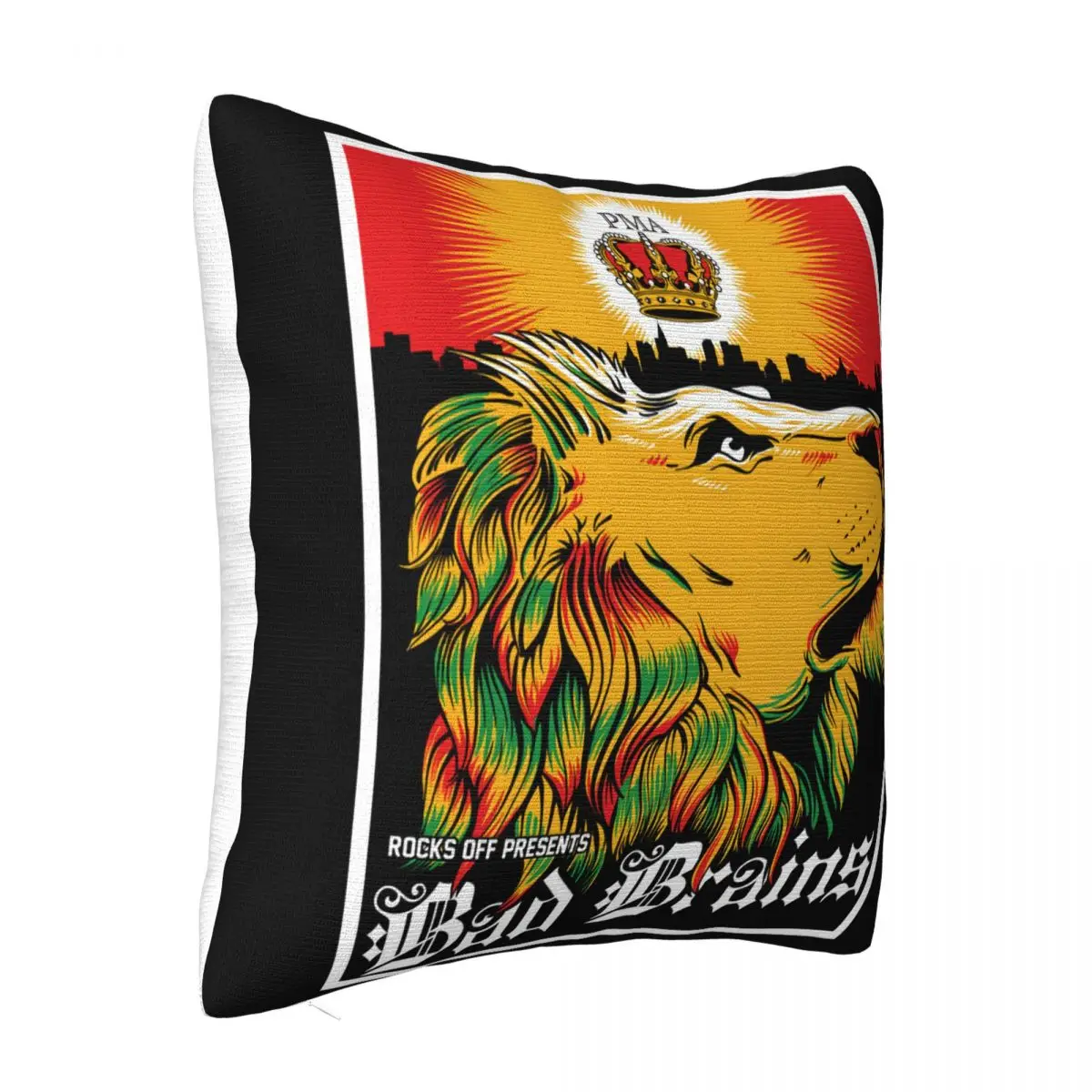 New Bad Brains Positive Mental Attitude Mens Black Size S 3Xl Adult Rap Pride Retro Pillow Case