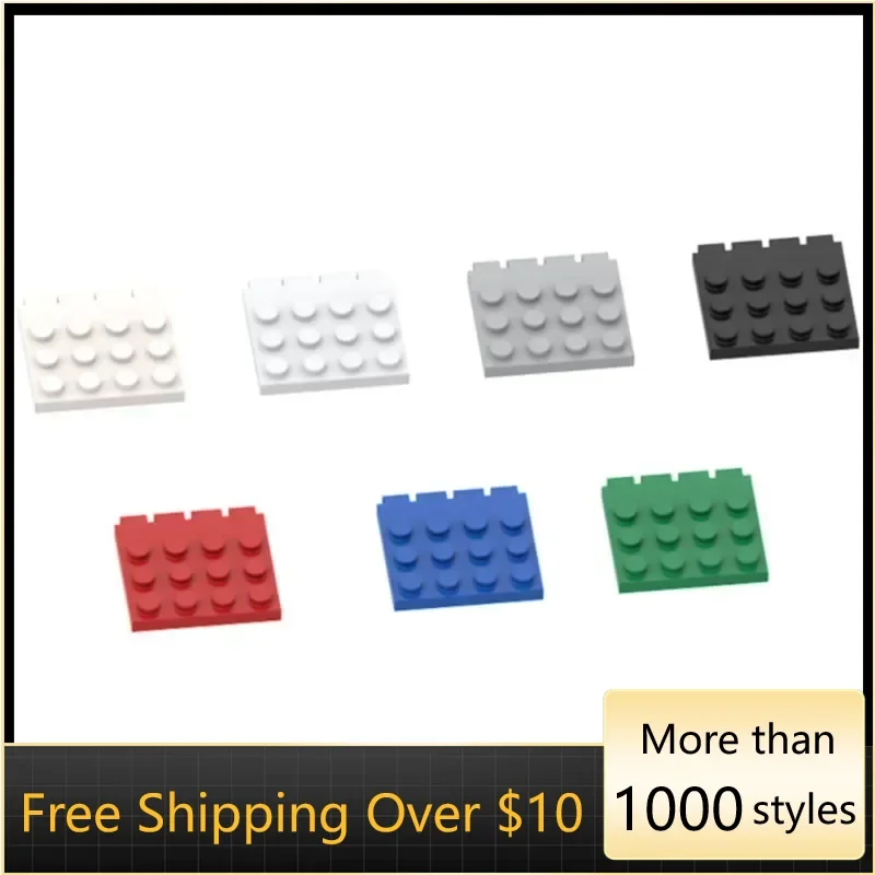 

10PCS High-Tech Assemble Particle 4213 4x4 Vintage Joint Board For Building Blocks Parts DIY Electric Education Children Gifts