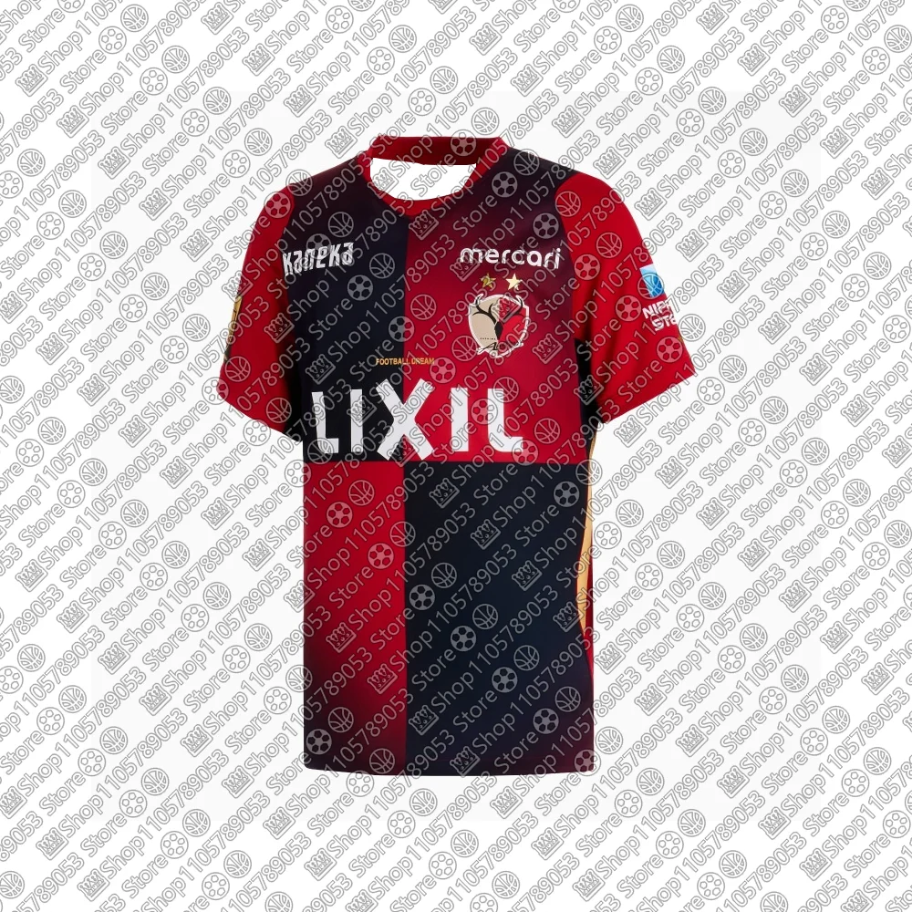 26-27 Breathable 3D Print Adult Kashima Antlers Home Football Jersey Men Women Sports Quick-Drying Soccer Family Jerseys T-shirt