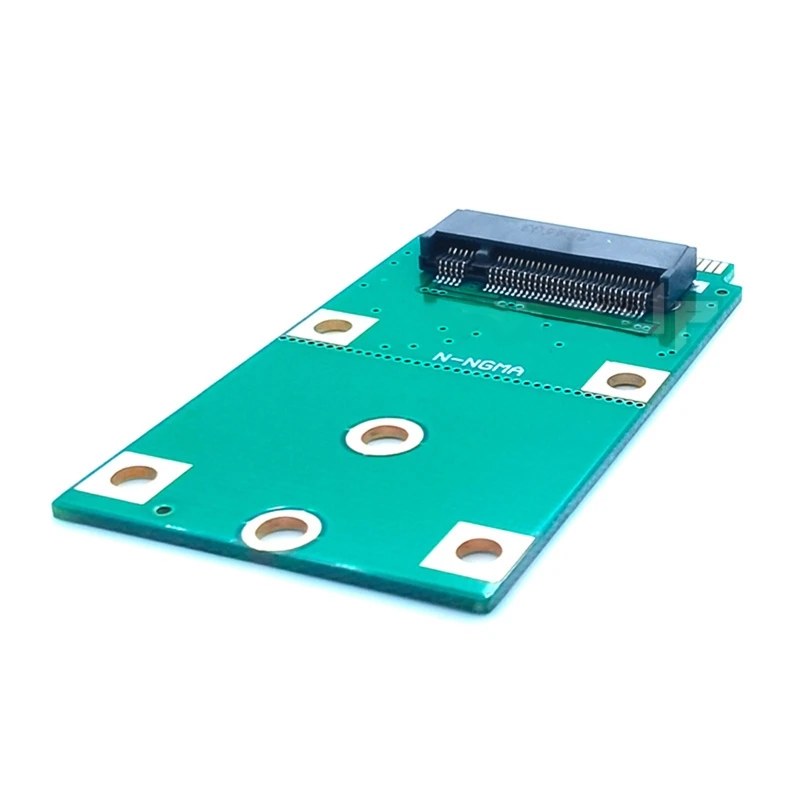 B0KA MSATA to for .2 NGFF Adapters Convert Card NGFF for .2 SATA-Bus SSD B for KEY to MSATA Male Riser for .2 Adapter For M2