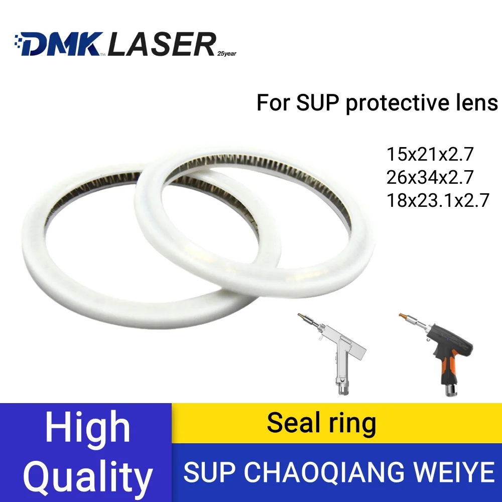 DMK laser seal ring For SUP 20S/21T/22C 21*15*2.7 Laser Head Protective Lens Laser Seal O-Ring Washer