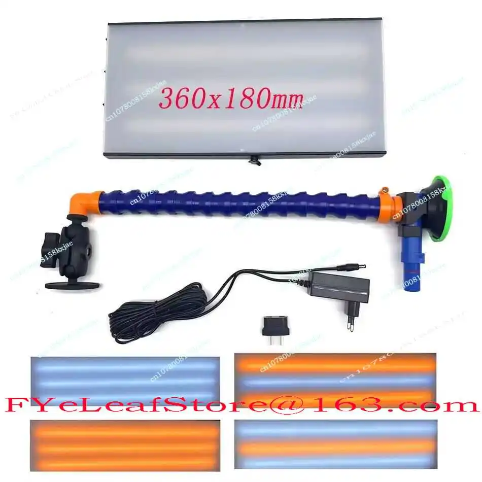 Adjustable Led Leveling Lamp Inspection Tool Dent Repair Lamp Suction Cup