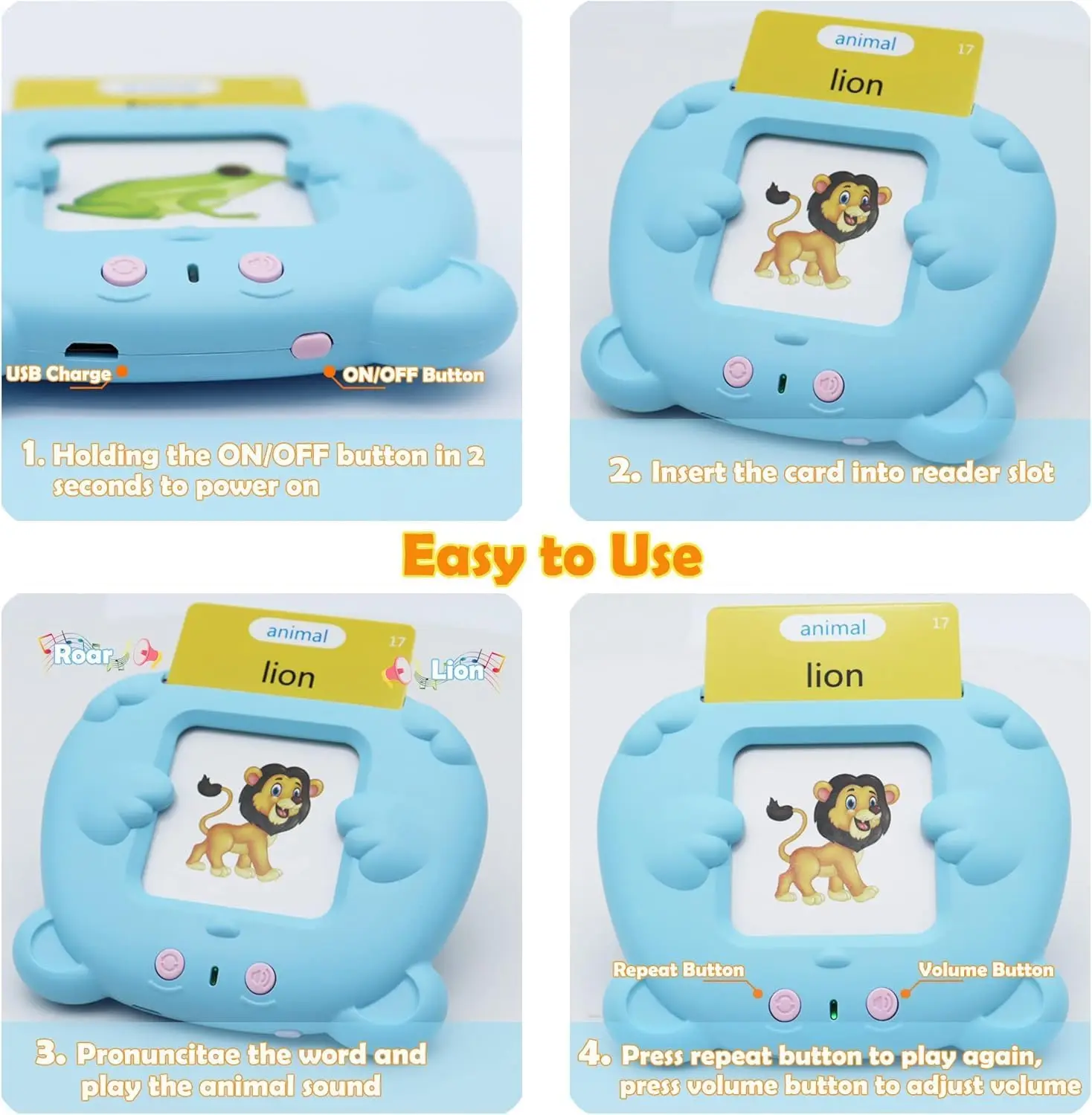 خطاب جيب ثنائي اللغة الألمانية والإنجليزية مع 510 كلمة رؤية بطاقة تعليمية قابلة للتحدث لعبة تعلم اللغة للأطفال