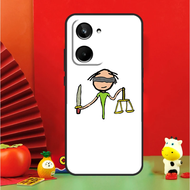 Law Lawyer Judge Justice Case For Realme C67 C55 C53 C51 C35 C33 C31 C30 C25s C21Y GT Neo 6 GT5 9 10 11 12 Pro Plus